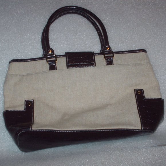 Etienne Aigner Bags Etienne Aigner Brown Alligator Print Purse